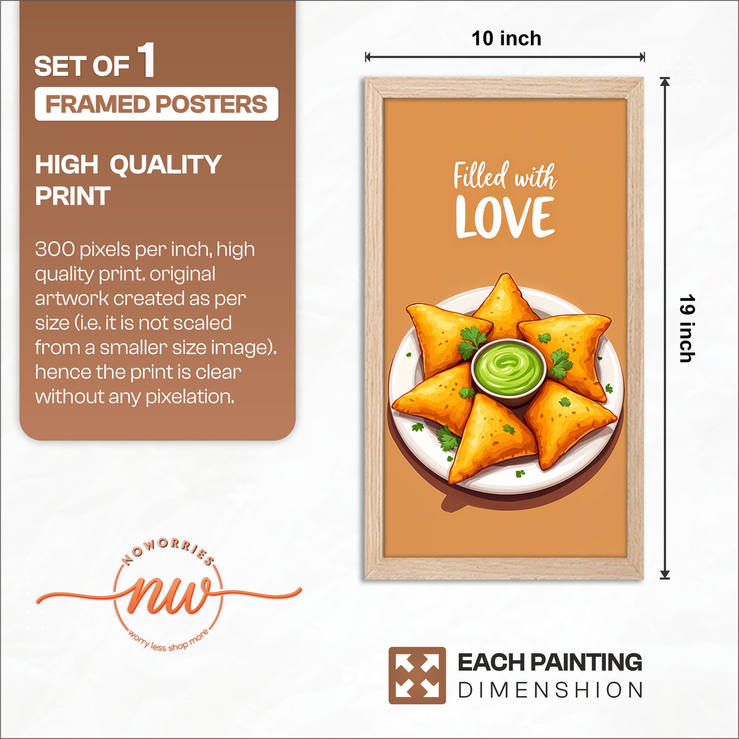 Samosa Kitchen Wall Art Poster