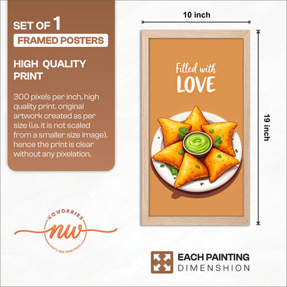 Samosa Kitchen Wall Art Poster