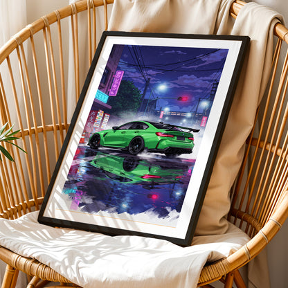 Urban Speed Car Wall Art