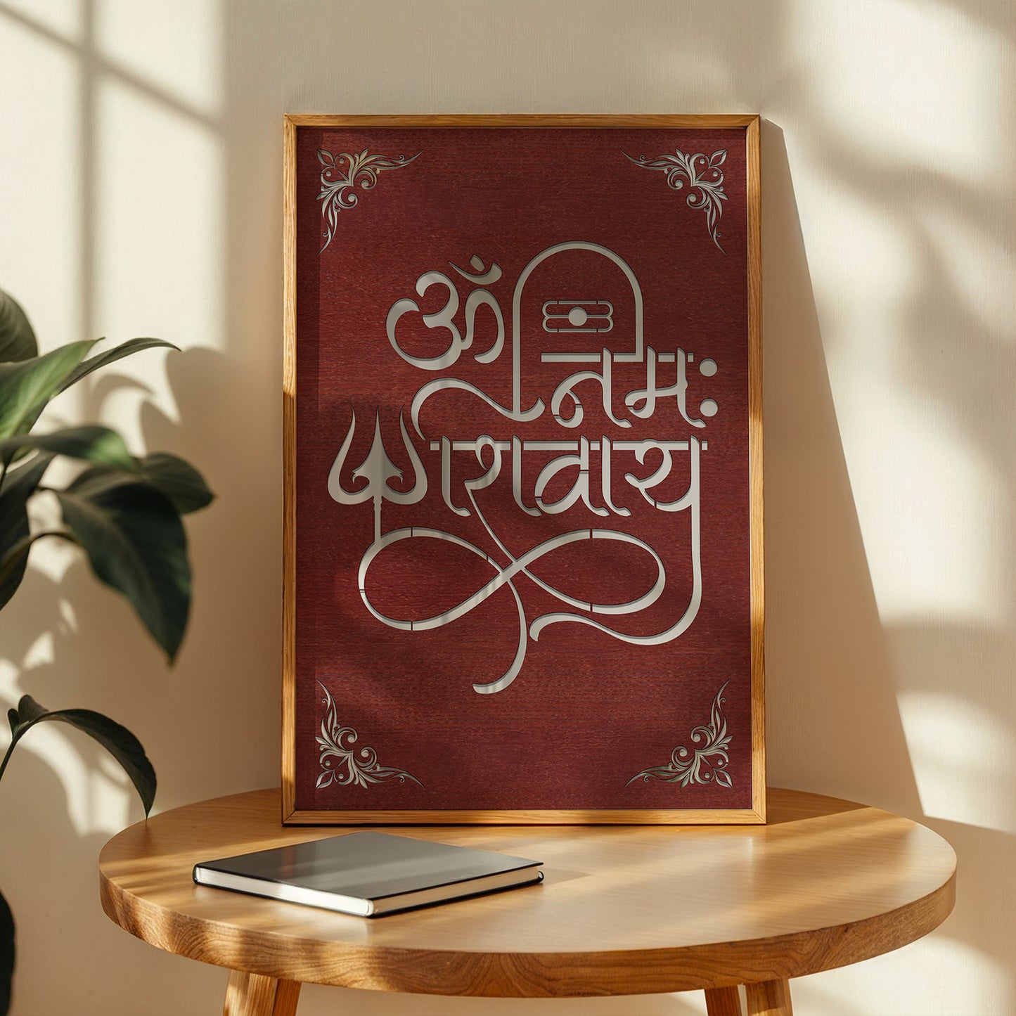 Om Namah Shivaya Framed Poster Set of 1