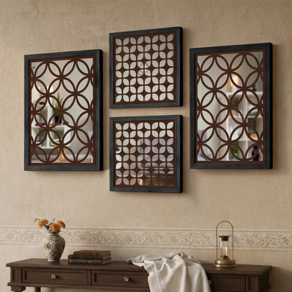Circle Luxe Mirror Set of 4