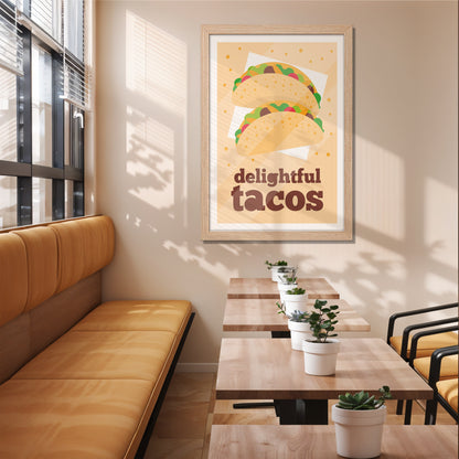 Tasty Tacos Wall Frame