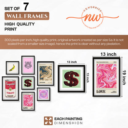 Creative Gallery Wall Set of 7