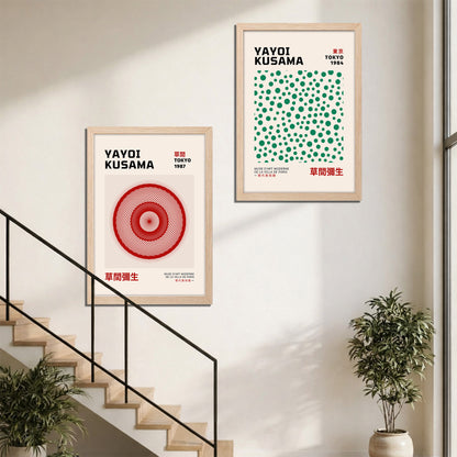Yayoi Kusama Inspired Poster Set