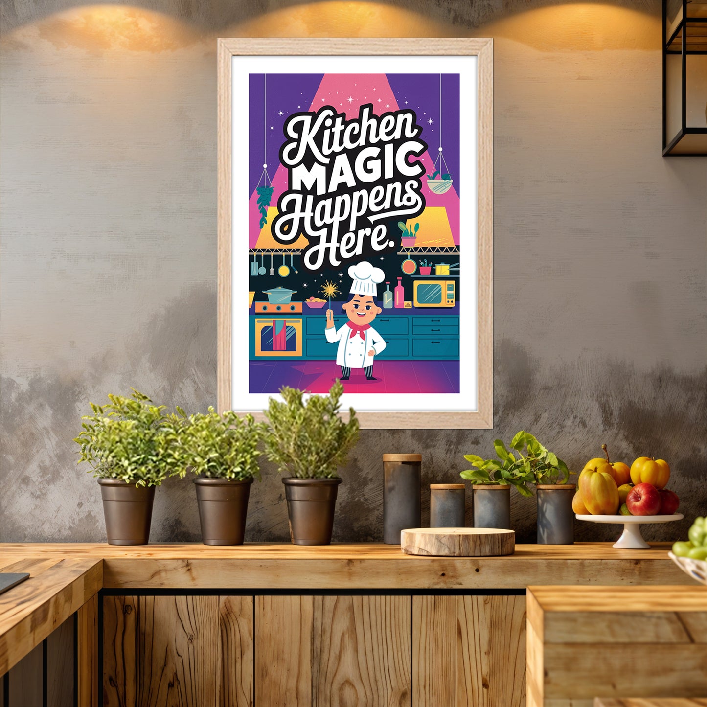 Kitchen Magic Wall Frame