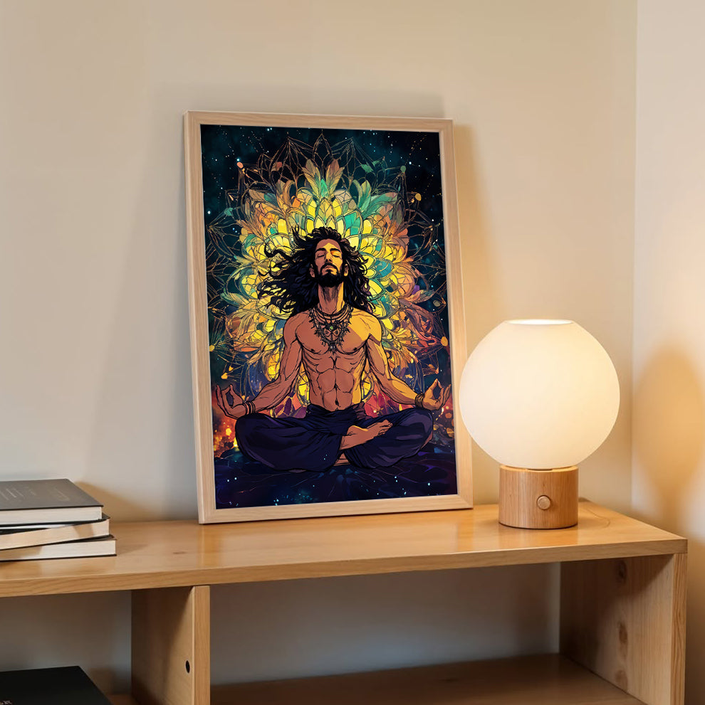 Cosmic Meditation Wall Frame