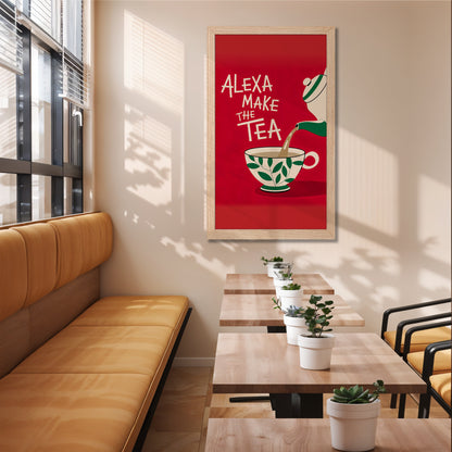 Alexa Make the Tea Wall Frame