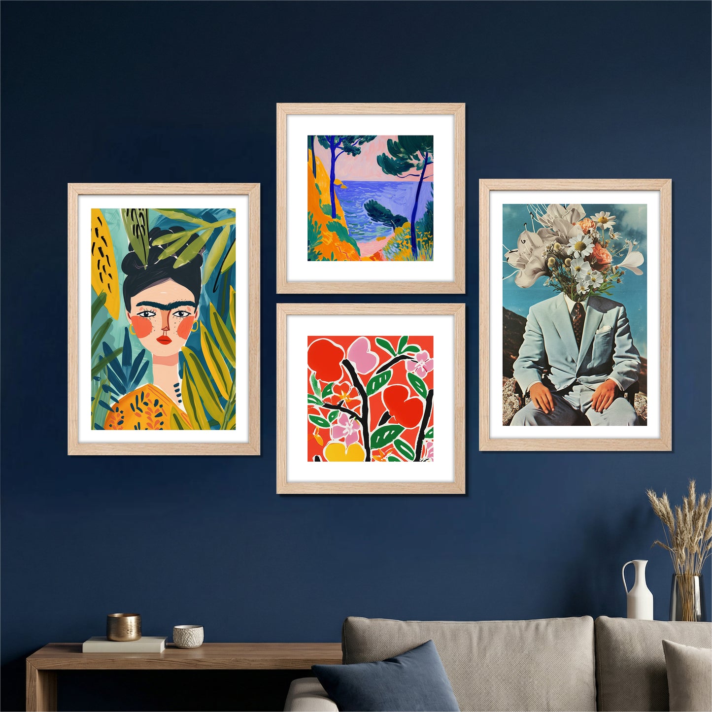 Modern Expression Wall Set of 4