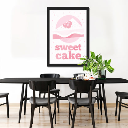 Pink Cake Wall Frame