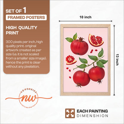 Ruby Fruit Wall Frame