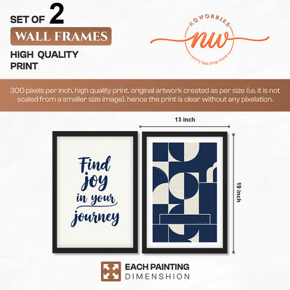 Find Joy in Your Journey Wall Art Set of 2
