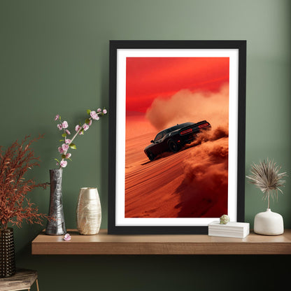 Dodge Challenger Desert Drift Wall Frame