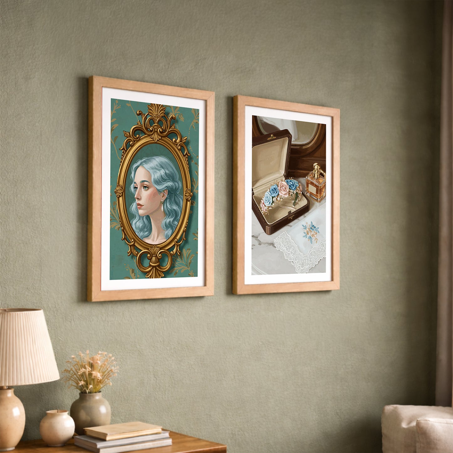Vintage Elegance Wall Art Set