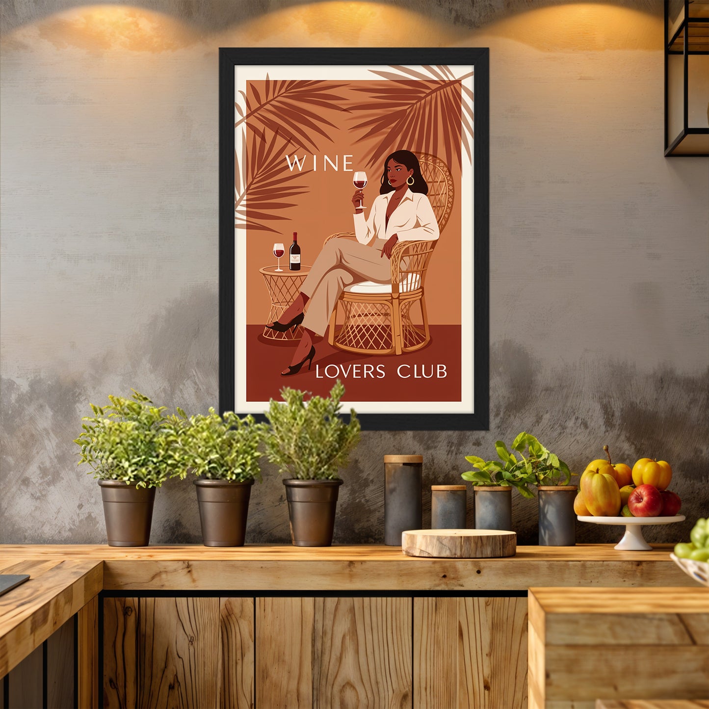 Wine Club Wall Frame