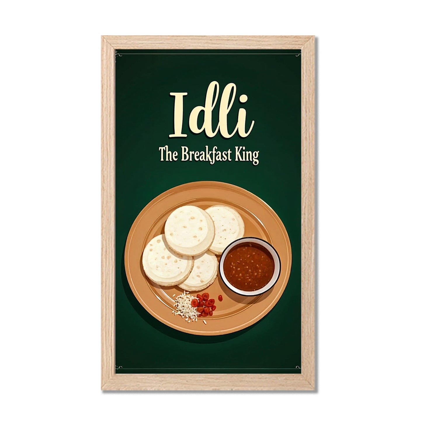 Idli Mornings Wall Frame