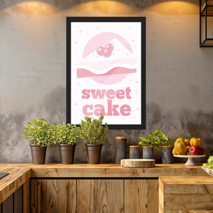 Pink Cake Wall Frame