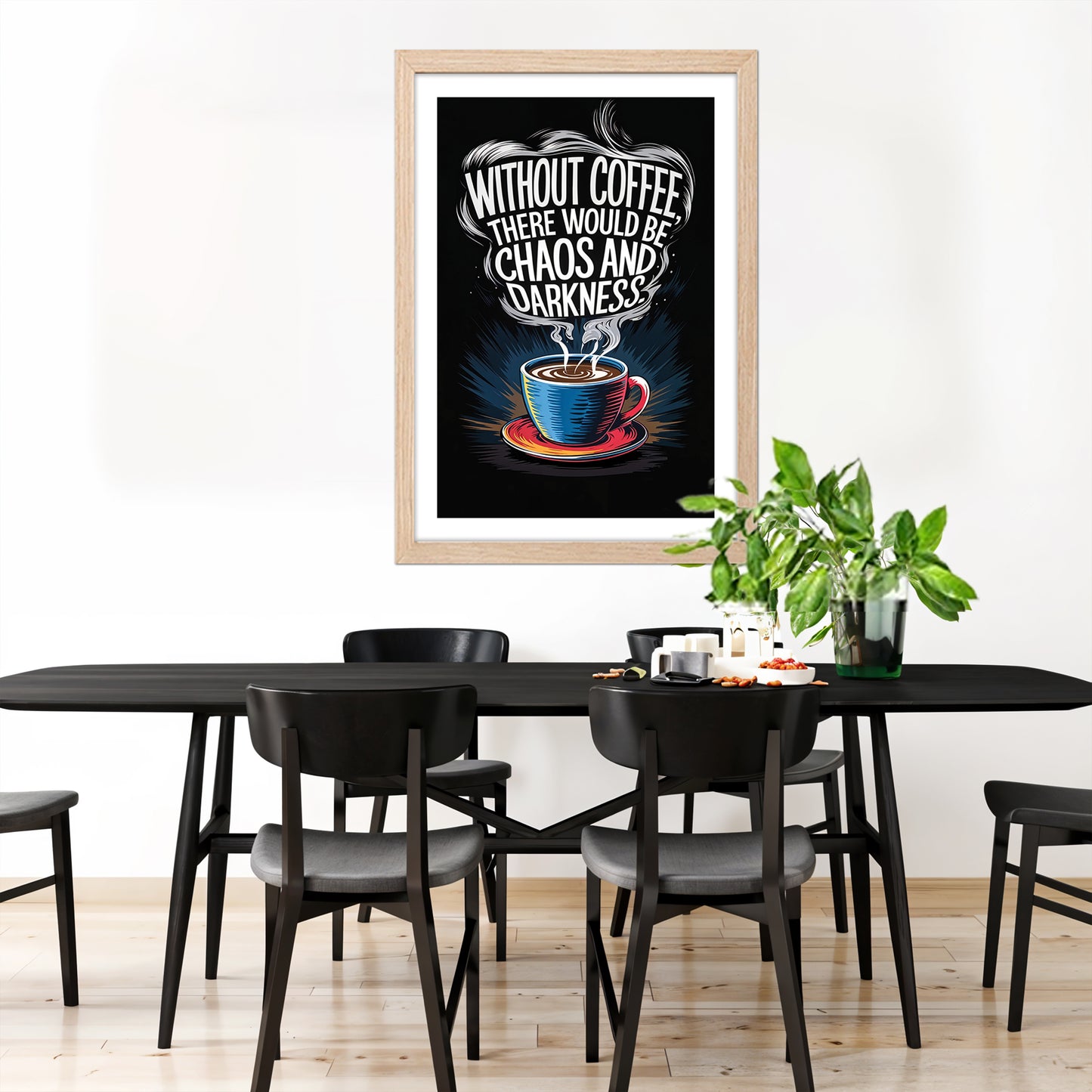 Powered by Coffee Wall Frame
