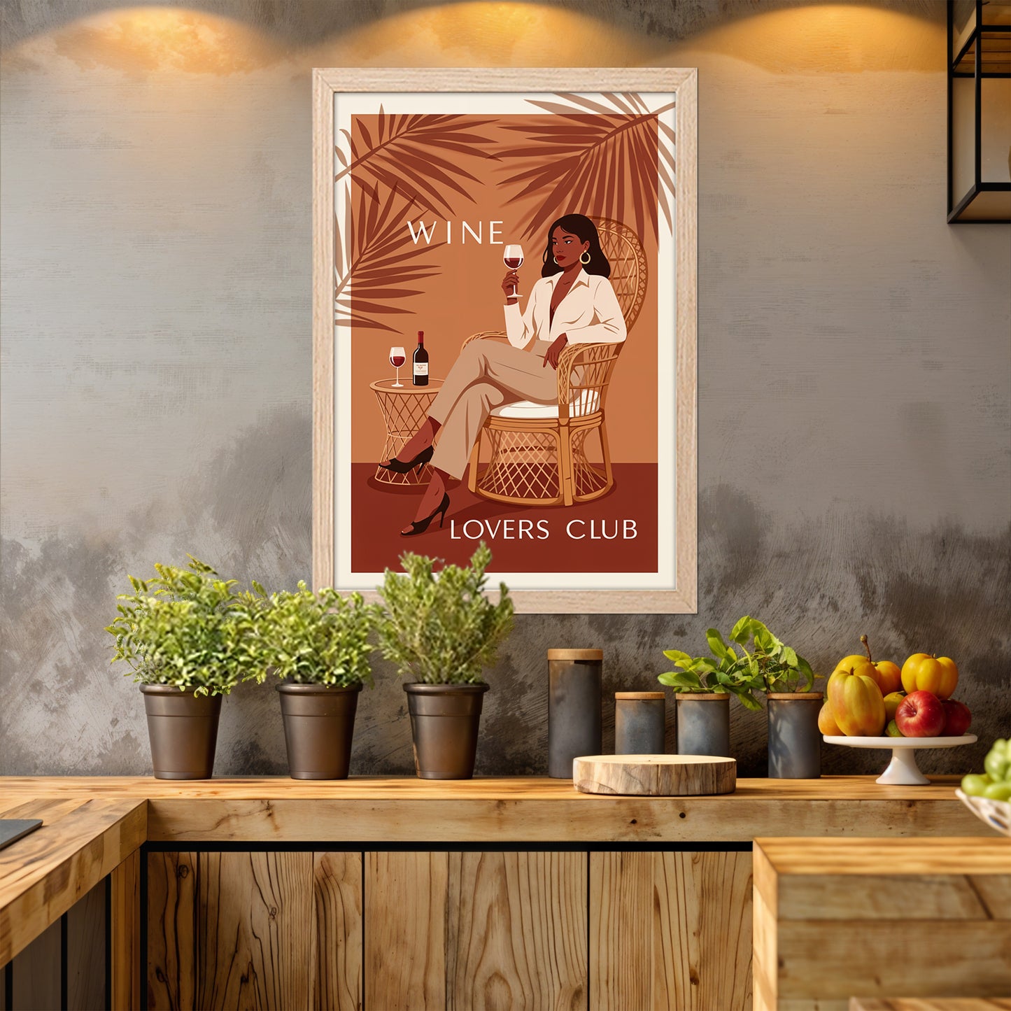 Wine Club Wall Frame