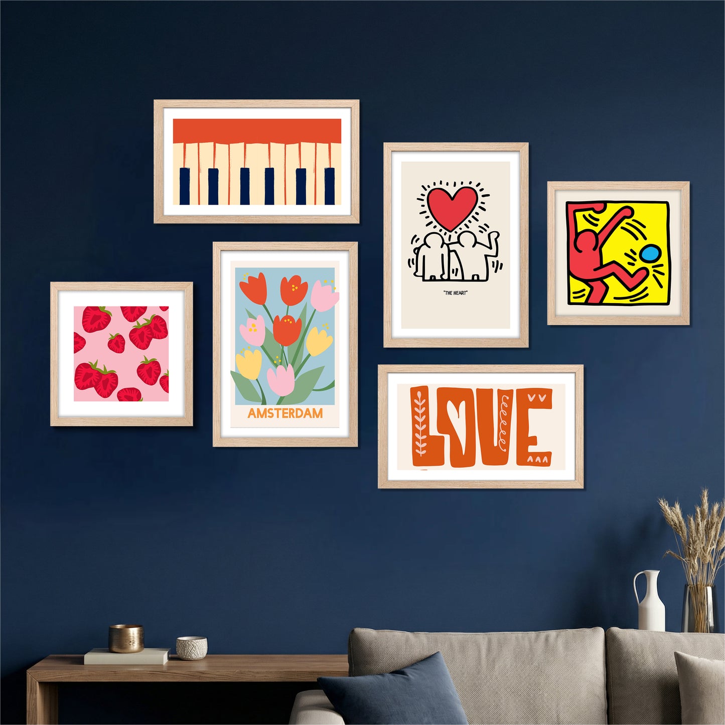 Minimalist Gallery Wall Set of 6