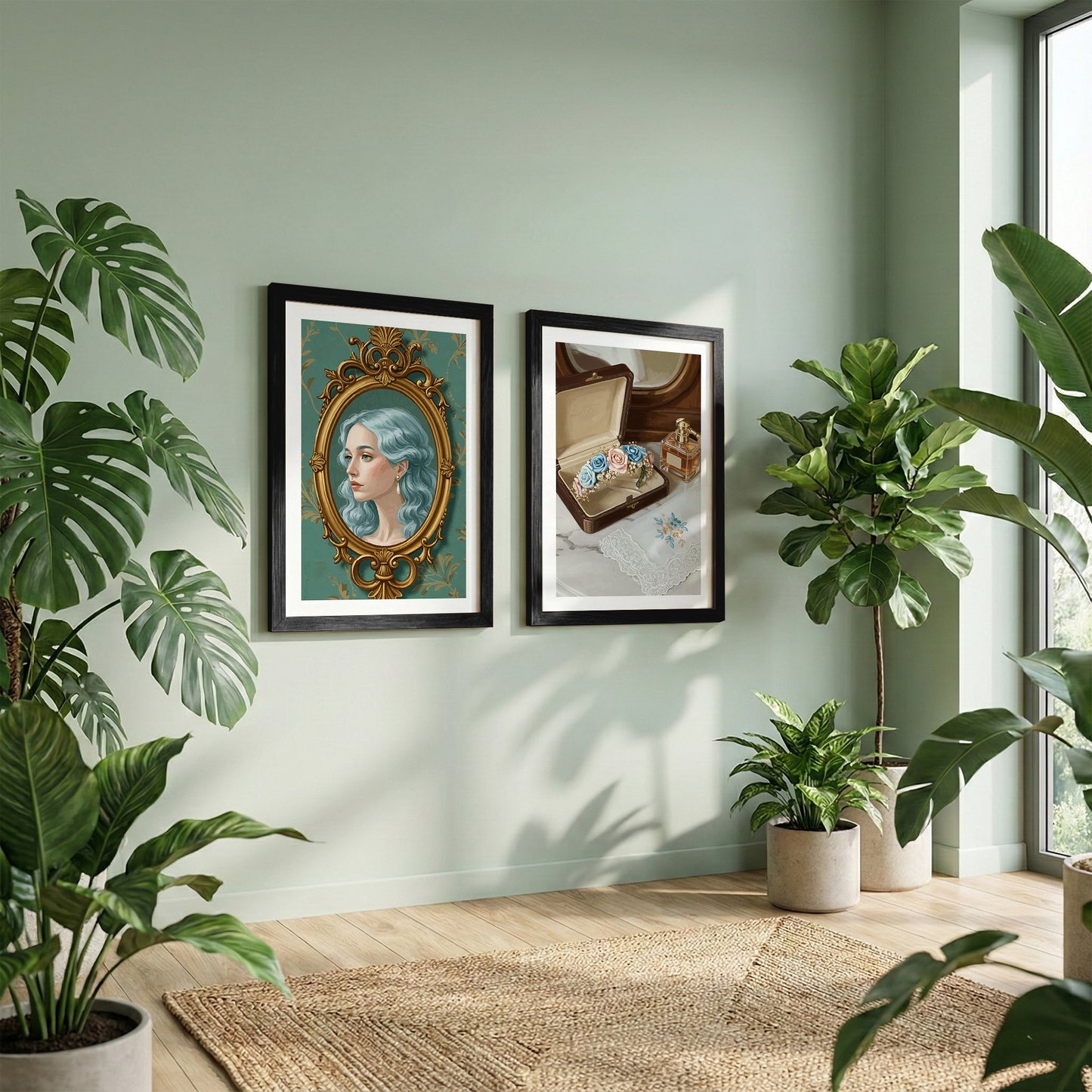 Vintage Elegance Wall Art Set