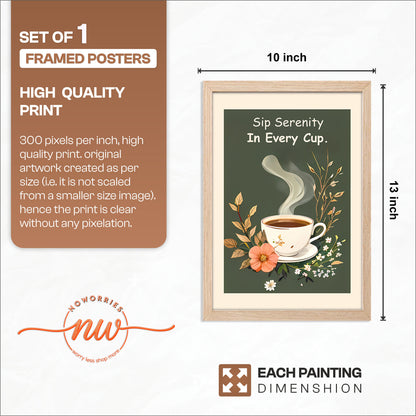 Calm Brew Wall Frame