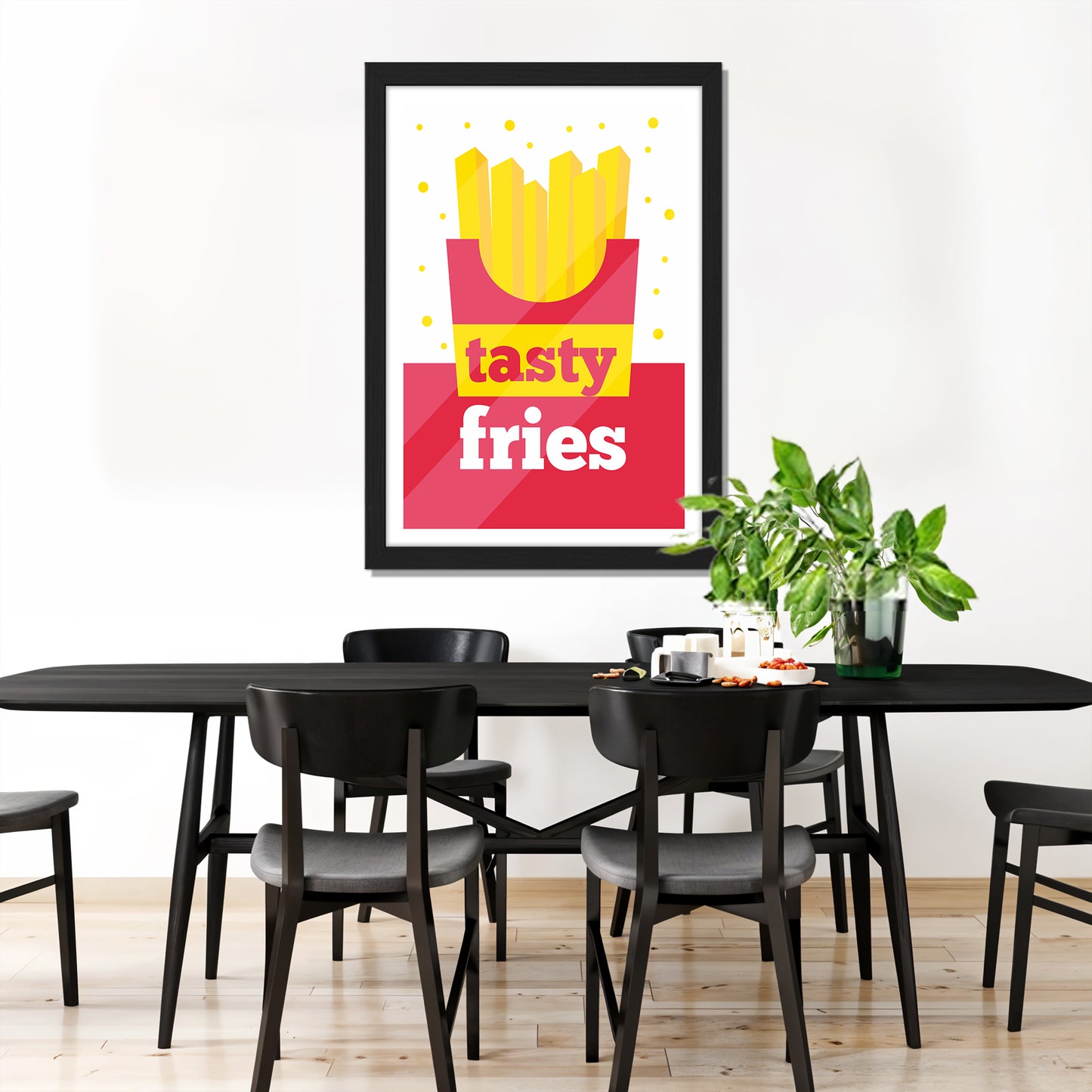 Tasty Fries Wall Frame