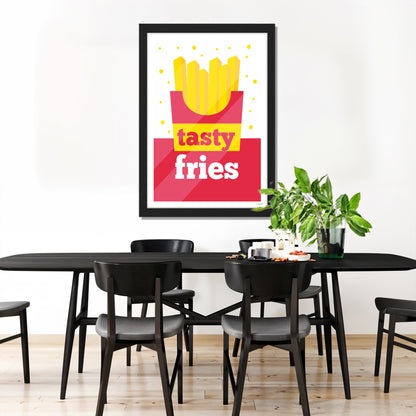 Tasty Fries Wall Frame