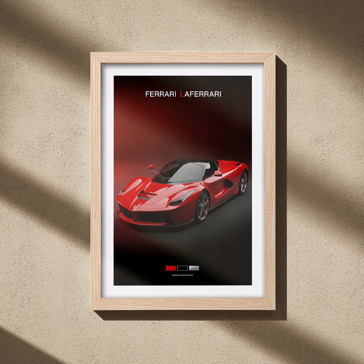 LaFerrari Showcase Wall Frame