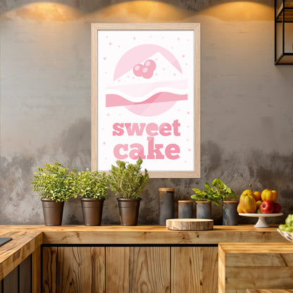 Pink Cake Wall Frame