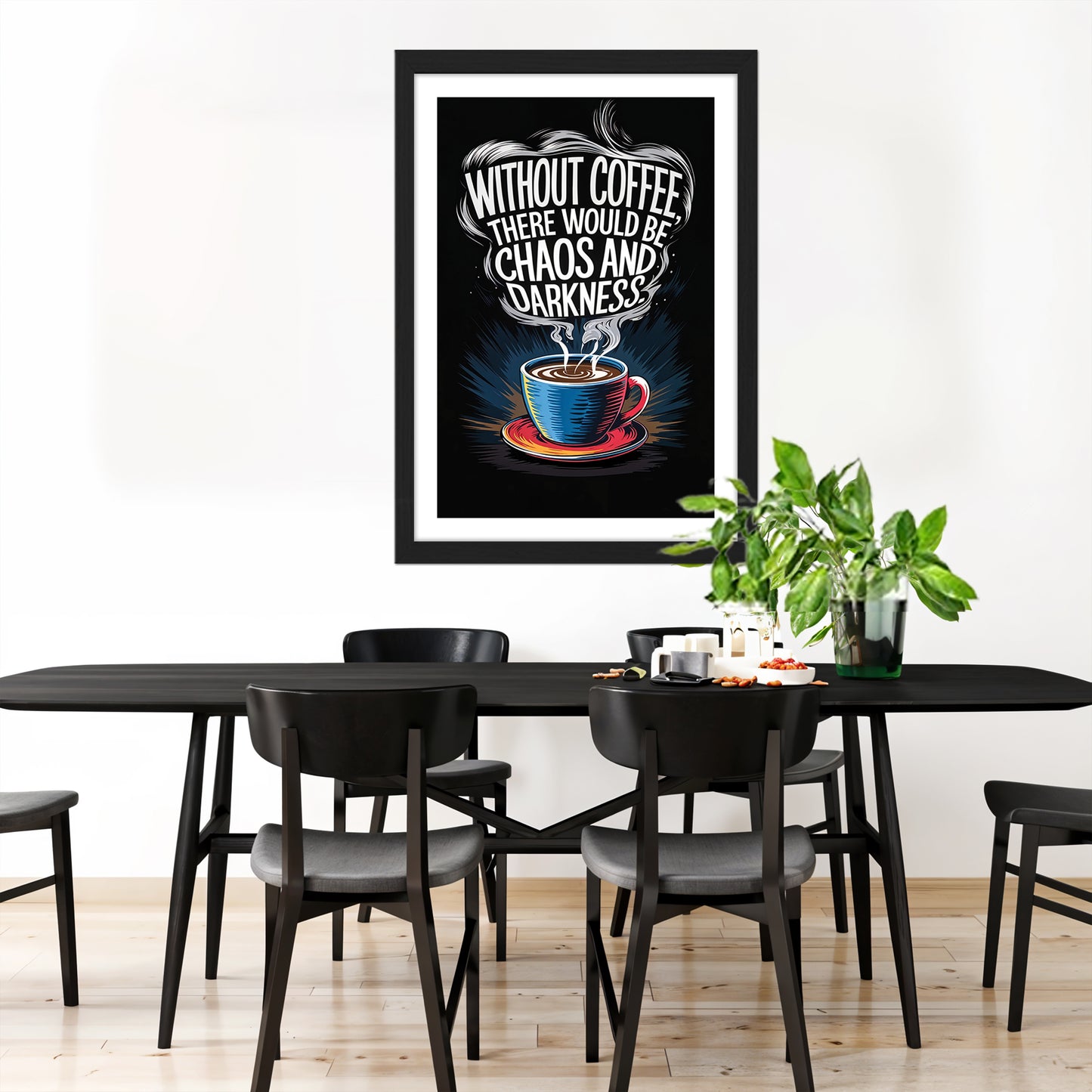 Powered by Coffee Wall Frame