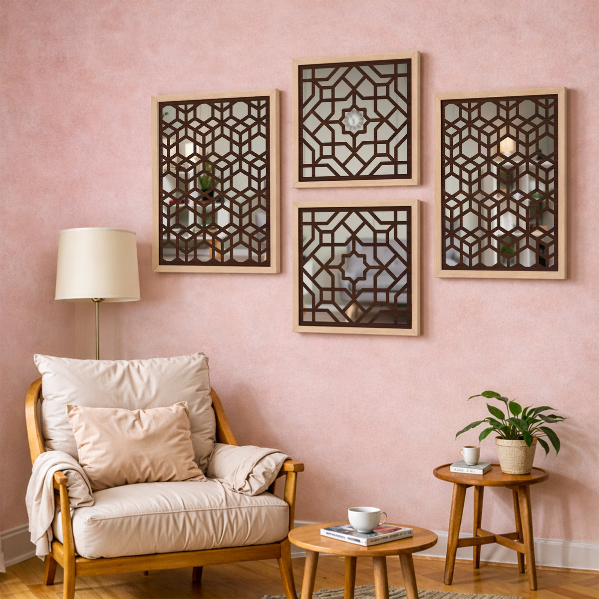 Nexus Mirror Art Set of 4