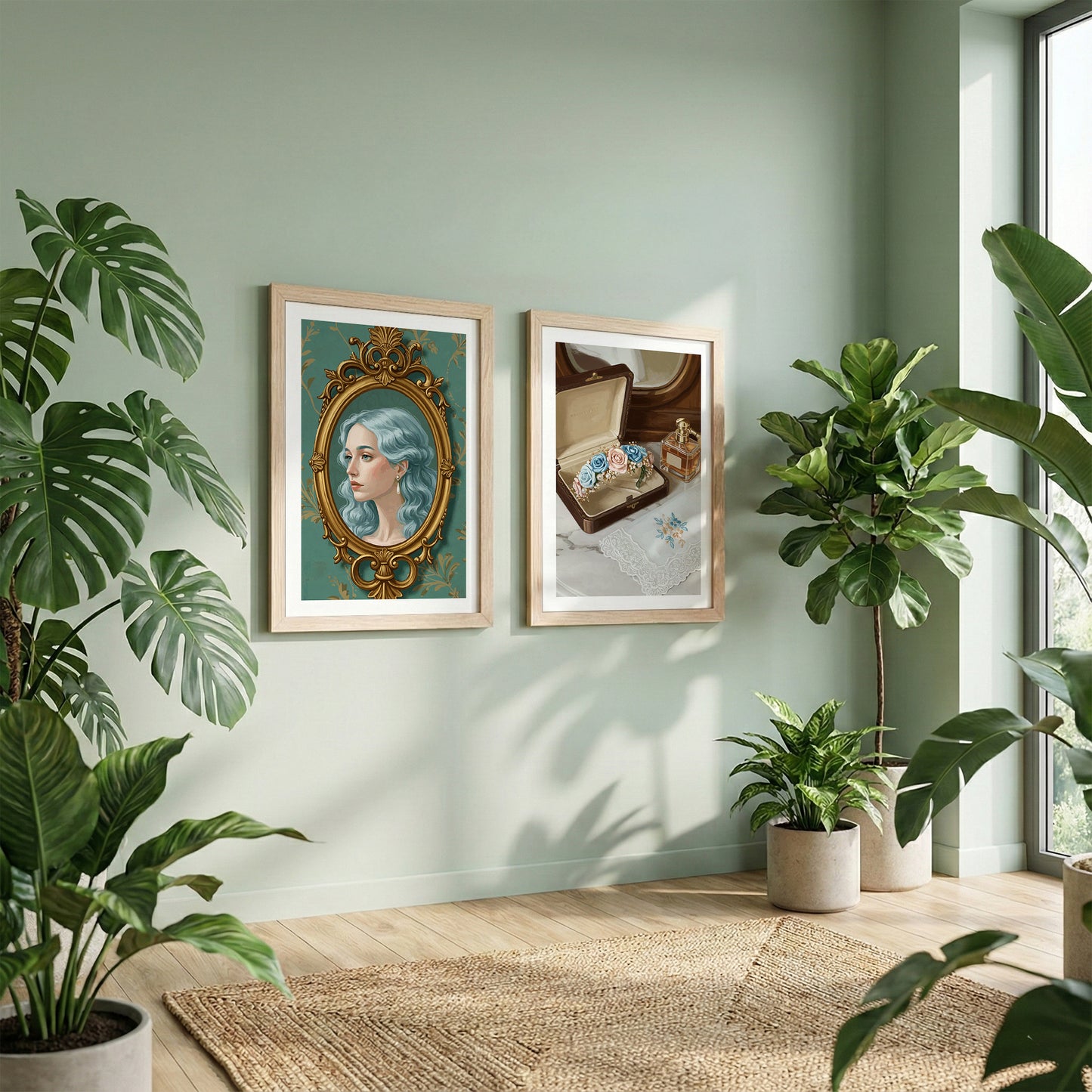 Vintage Elegance Wall Art Set