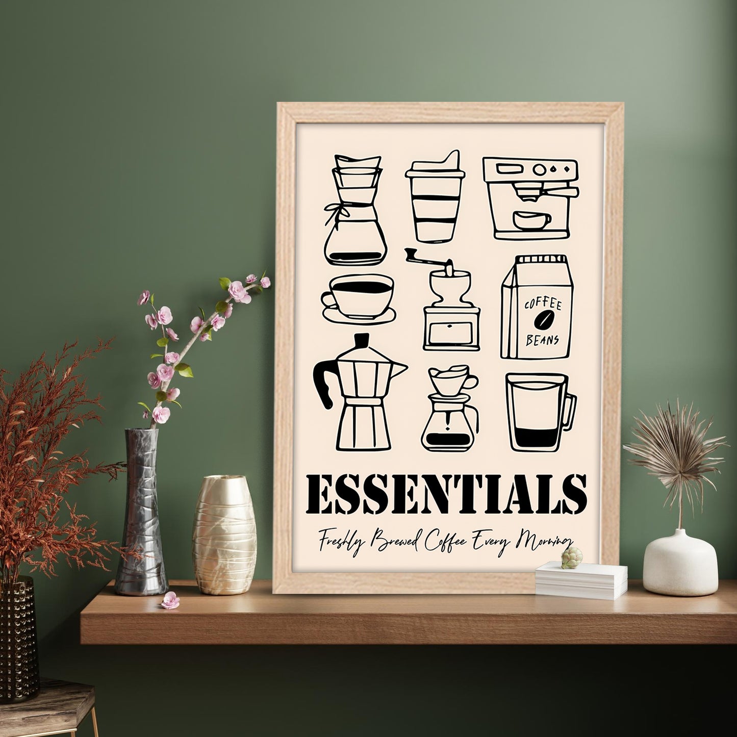 Coffee Essentials Wall Frame