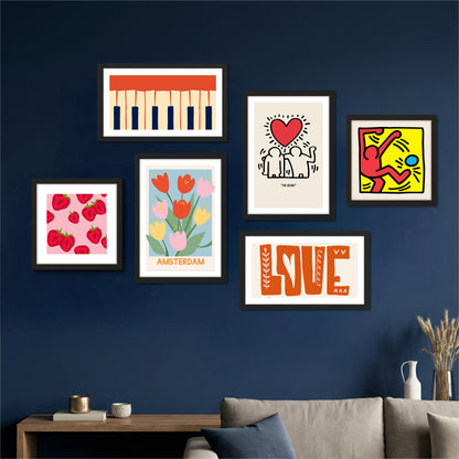 Minimalist Gallery Wall Set of 6