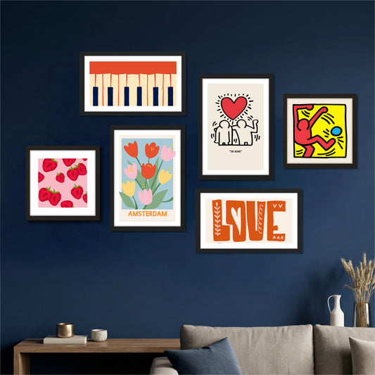 Minimalist Gallery Wall Set of 6