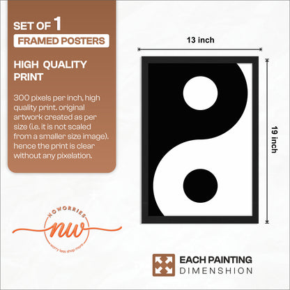 Yin Yang Minimalist Wall Art