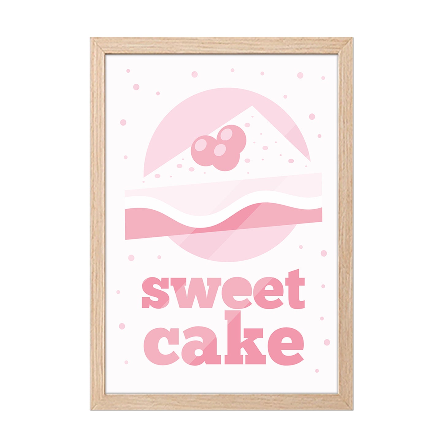 Pink Cake Wall Frame