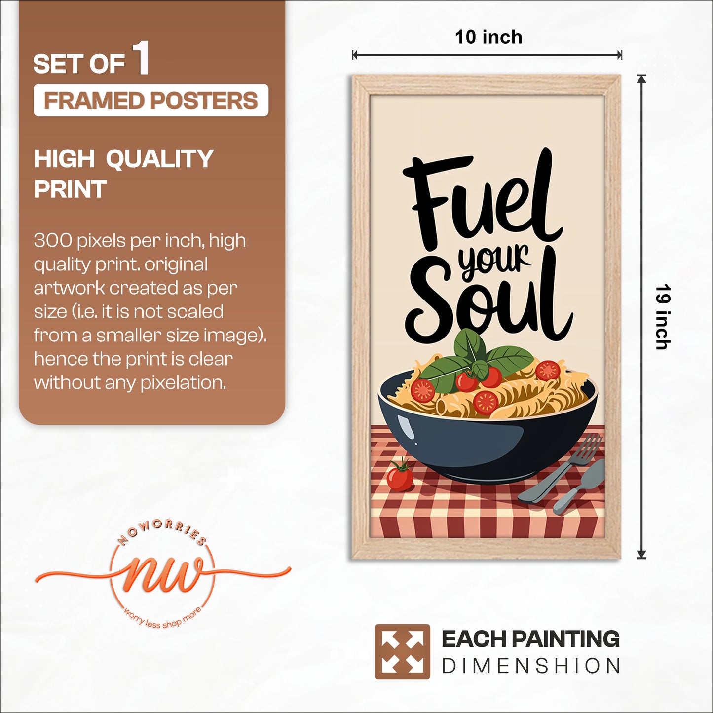 Fuel Your Soul Pasta Art