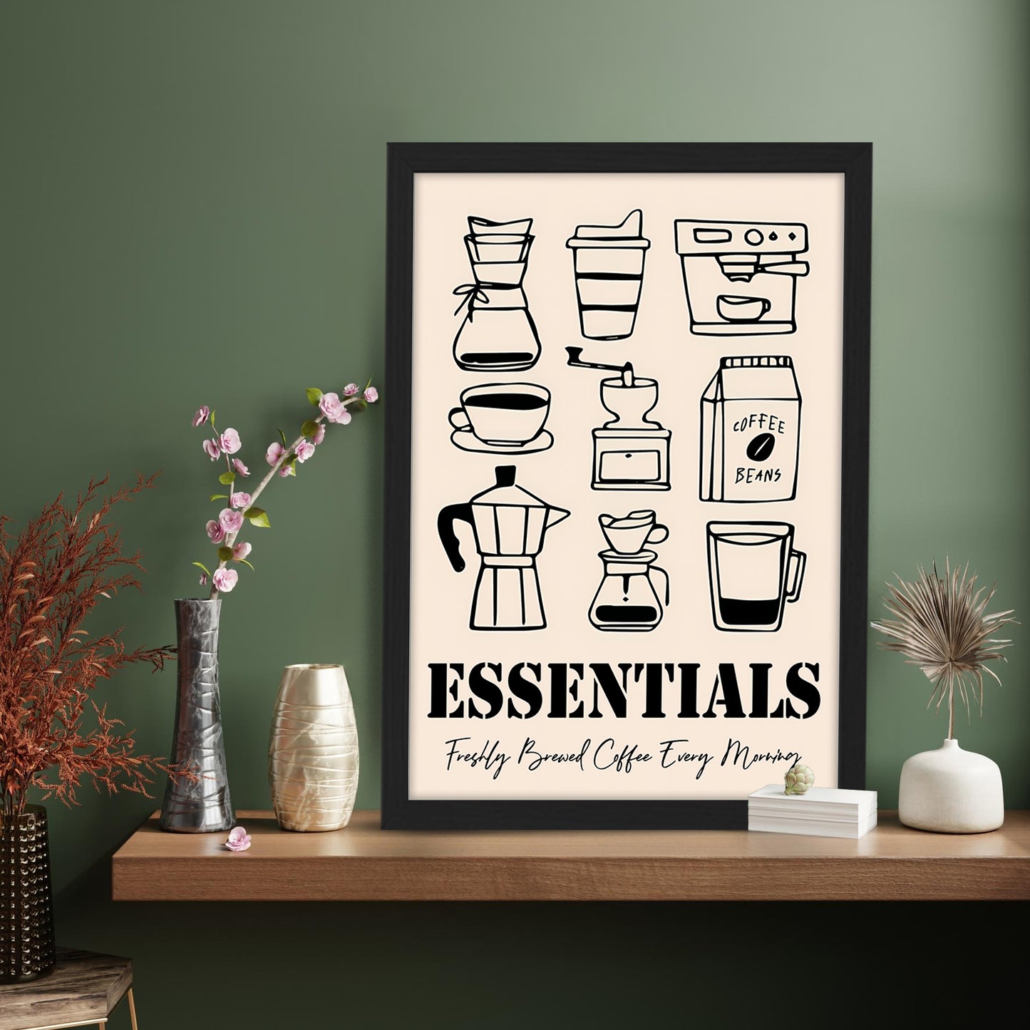 Coffee Essentials Wall Frame