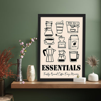 Coffee Essentials Wall Frame