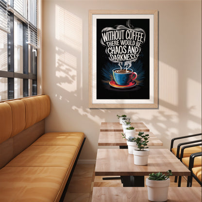 Powered by Coffee Wall Frame