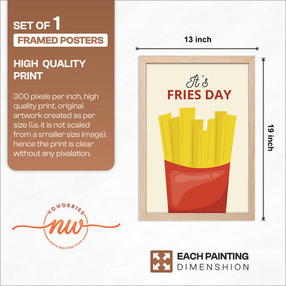 Fries Day Wall Frame