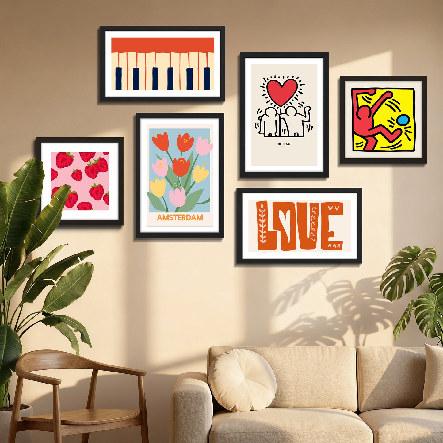 Minimalist Gallery Wall Set of 6