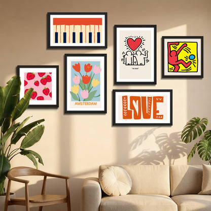 Minimalist Gallery Wall Set of 6