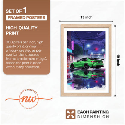 Urban Speed Car Wall Art