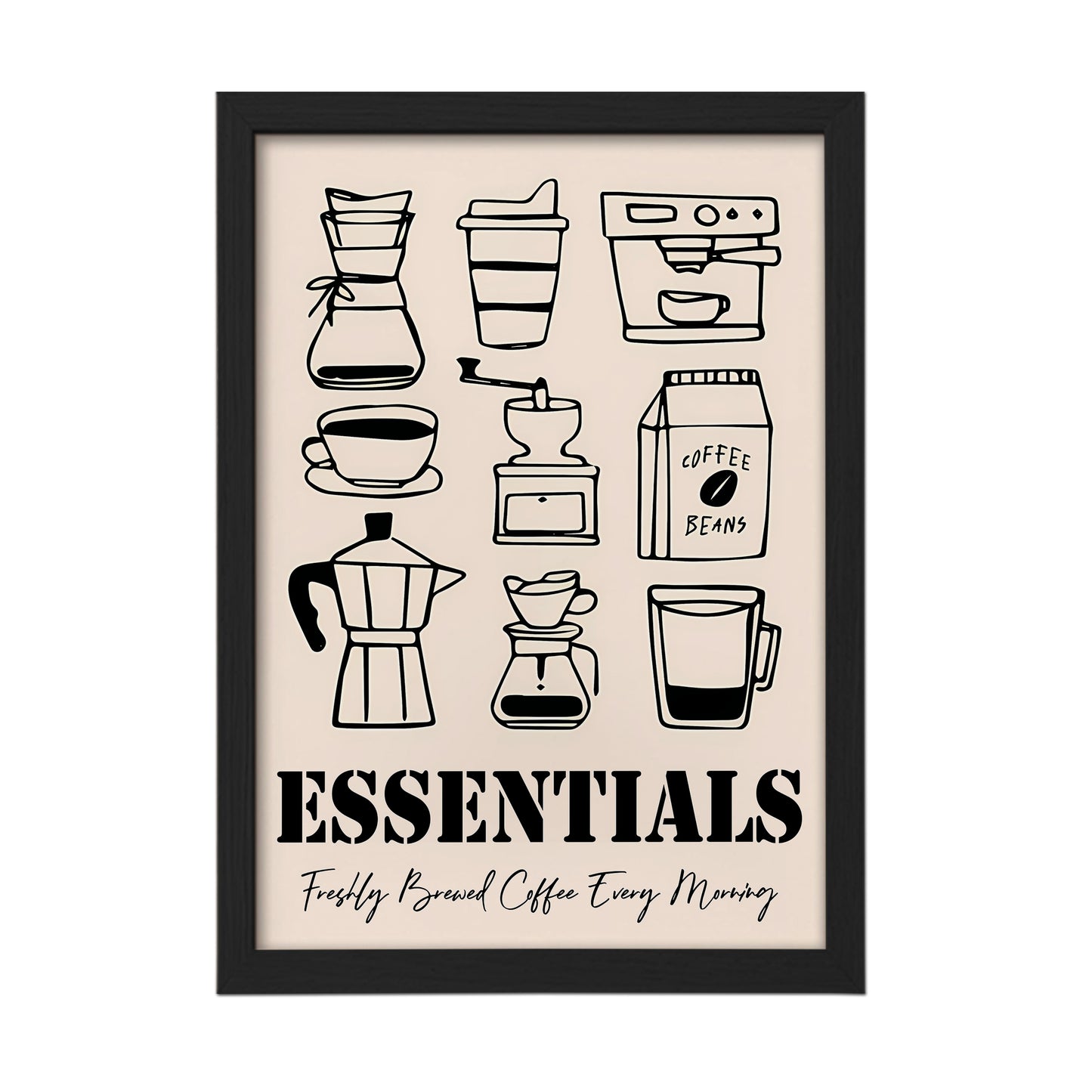 Coffee Essentials Wall Frame