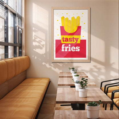 Tasty Fries Wall Frame