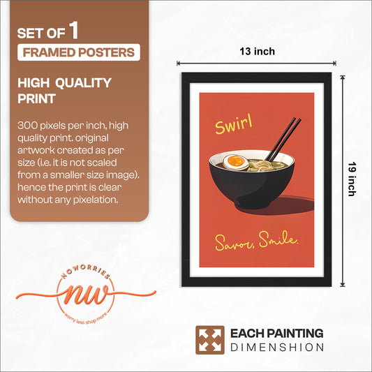 Ramen Joy Wall Frame