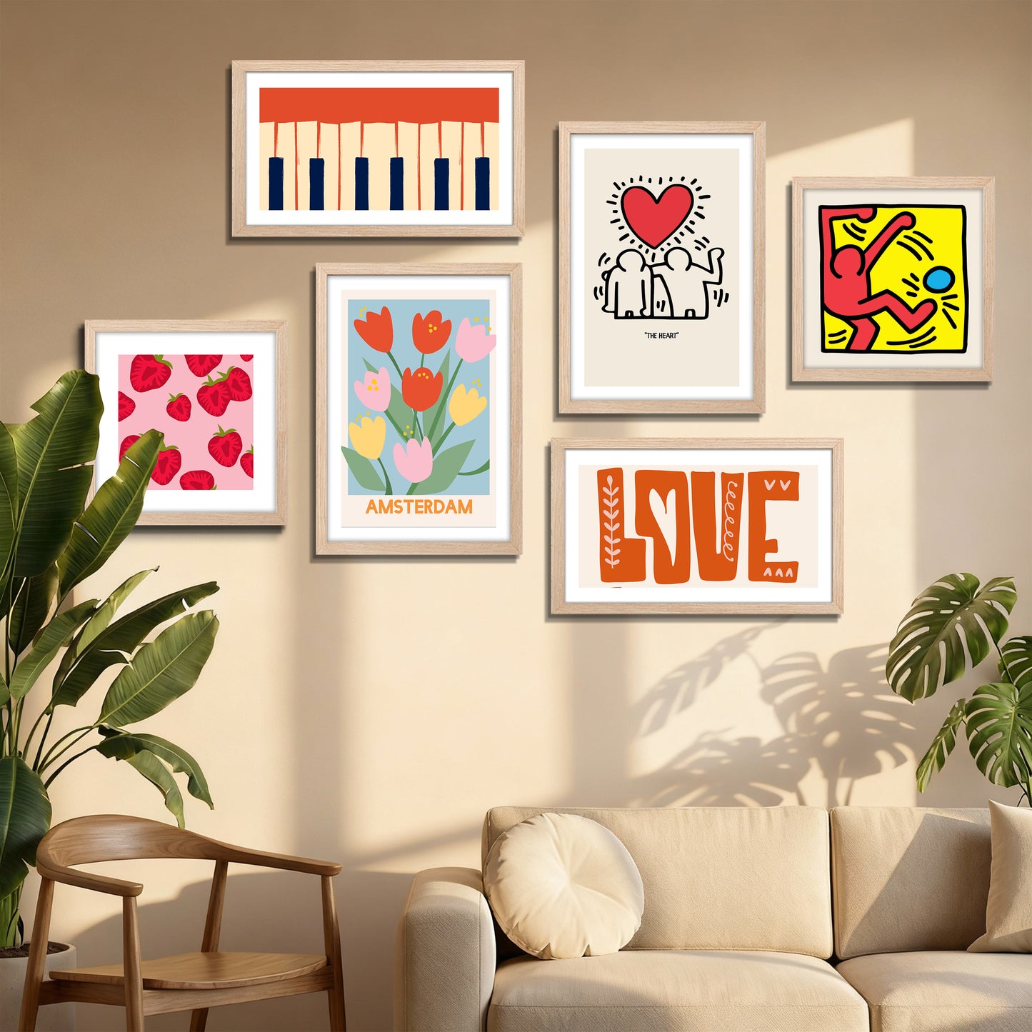 Minimalist Gallery Wall Set of 6