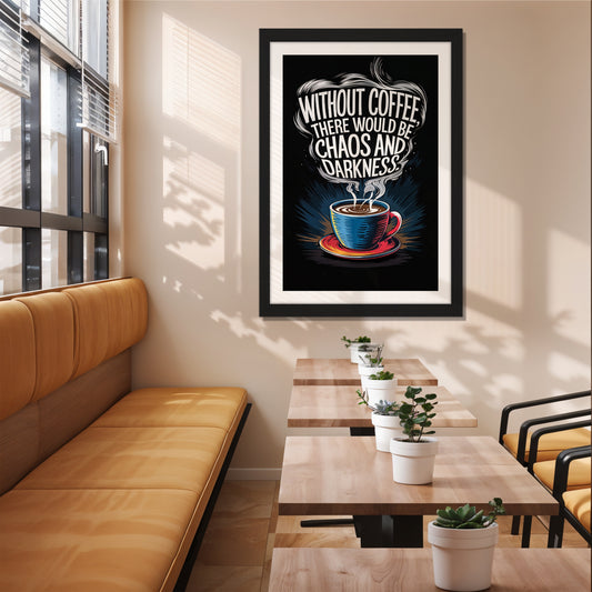 Powered by Coffee Wall Frame